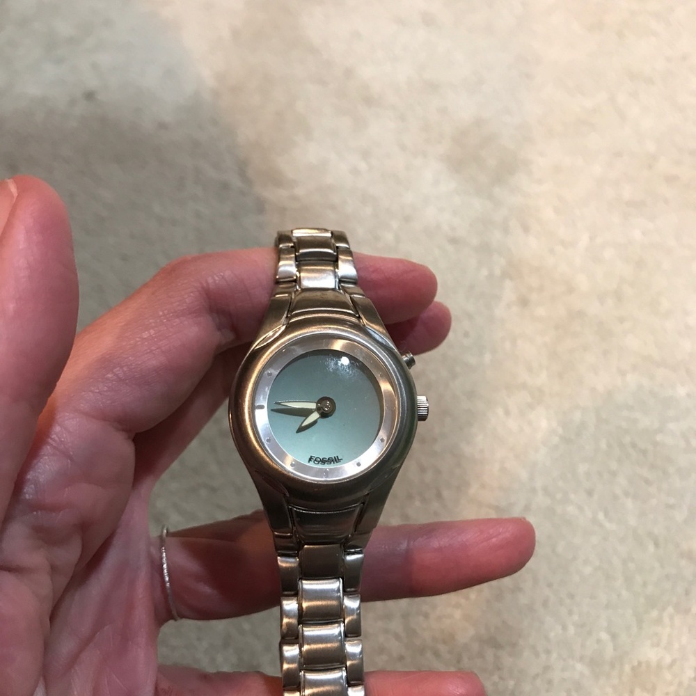 Digital Face Fossil Watch
